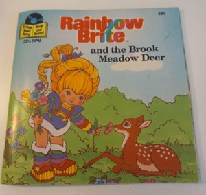 Rainbow Brite & the Brook Meadow Dear Vintage 1984 Read Along Book & Record 33 - Bild 1 von 4