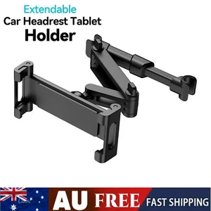 360° Car Seat Back Headrest Mount Holder for Apple iPad Phone Tablet Universal - Picture 1 of 13