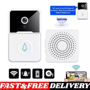Smart Wireless WiFi Video Doorbell Phone Camera Door Bell Ring Intercom Security - Picture 1 of 9