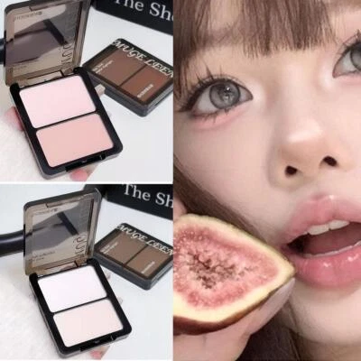 2 in 1 Matte Highlighter Contour Shadow Blusher All-in-one D3P7 Disc  In Stock - Bild 1 von 4