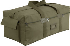 Olive Drab Green Cotton Canvas Rothco HD Israeli Style Large Duffle Bag 8137