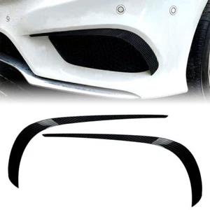 2x Front Bumper Splitter Spoiler For Mercedes-Benz E-Class W212 Facelift 2013-16 - Picture 1 of 5