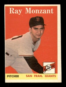 1958 Topps Set Break # 447 Ray Monzant EX *OBGcards* - Bild 1 von 2