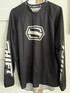 Shift Racing Motocross Dirt Bike Jersey Men’s Medium Long Sleeve Black - Picture 1 of 4