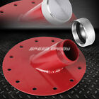 FUEL CELL GAS TANK 45 DEGREE 1.5" REMOTE FAST FILL 2.75" FILLER NECK+CAP RED