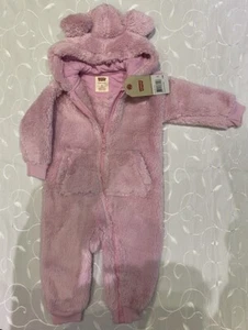 Levi's Baby Girls Hooded Pramsuit/ Snowsuit ( Size 12 Months) - Picture 1 of 6