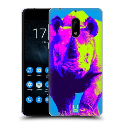 FUNDA DE GEL SUAVE HEAD CASE DESIGNS WILD POP PRINTS PARA TELÉFONOS NOKIA 1 Foto 1 de 4