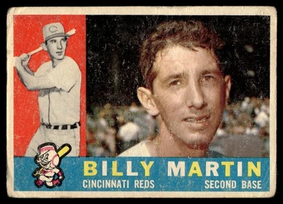 1960 Topps Billy Martin #173 Cincinnati Reds - Image 1 of 2