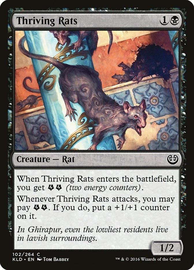 LP Thriving Rats (102) Kaladesh KLD MTG Magic - Image 1 of 1
