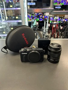 Canon EOS M Mirrorless Compact Digital Camera with 18-55mm Lens - Picture 1 of 19