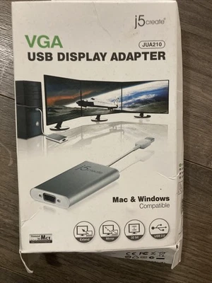 VGA      USB DISPLAY ADAPTER       NEVER USED! - Image 1 of 2