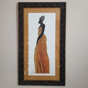 Charles Bibbs Limited Ed Offset Lithograph On Paper, Ebony Series 1, 263/1000 - Picture 1 of 16