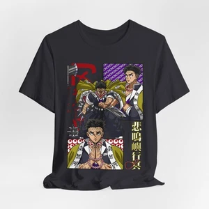 Gyomei Himejima Tee, Anime T-Shirt, Graphic Tee, Unisex Jersey Shirt, Demon - Picture 1 of 14