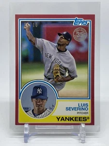 Luis Severino 2018 Topps On Demand Mini 1983 Insert #83-28 Red 7/10 *CORNER - Picture 1 of 7