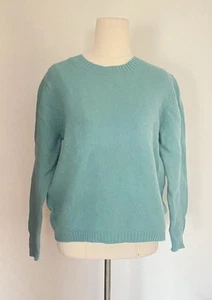 Creswick 100% Lambswool Jumper - Size M Gorgeous Turquoise - Picture 1 of 2