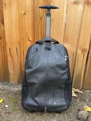 PATAGONIA Black  Weathershed Sultan Rolling Duffel Travel Luggage Suitcase Bag - Image 1 of 4