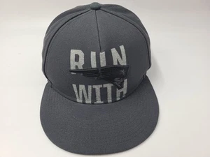 New England Patriots Run With Nike True Snapback Hat Cap Men NFL Football Gray - Picture 1 of 13