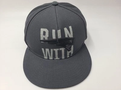 New England Patriots Run With Nike True Snapback Gorra Hombres NFL Fútbol Gris Foto 1 de 4