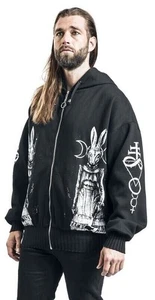 Jawbreaker The Shining Rabbit Hoodie Herren 2XL Schwarz Full Zip Gothic Oversized - Bild 1 von 17