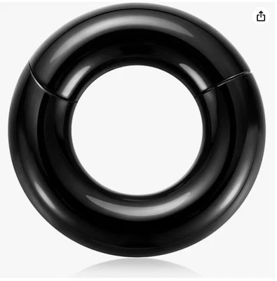 00g 3/4 Snap Fit PA Negro Segmento Sin Costuras Ligero Oreja Nariz Fácil de Abrir y Cerrar Foto 1 de 2