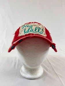 Hey Yall Damen-Baseballmütze Strapback rot abgenutzt KB ETHOS Vintage Texas - Bild 1 von 10