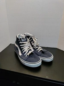 Vans Off The Wall High Top Skateboard Unisex Schuhe Größe 12 Blau Canvas - Bild 1 von 10