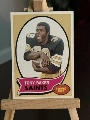 1970 Topps Tony Baker #243 New Orleans Saints - Image 1 of 2
