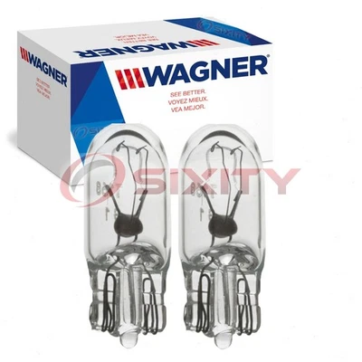 2 pc Wagner Map Light Bulbs for 1991-2001 Acura EL Legend SLX 3.2L V6 rv - Image 1 of 4