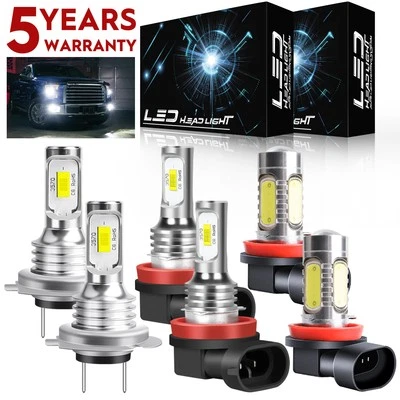Kit de faros LED de haz alto/bajo + bombillas antiniebla para Mazda MX-5 Miata 2006-2014 Foto 1 de 4