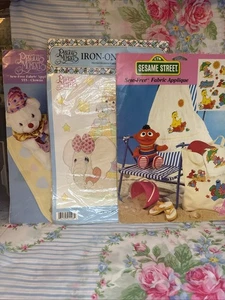 Vintage Precious Moments & Sesamstraße Applikation zum Nähen kostenlos + Bügeltransfer Posten - Bild 1 von 7
