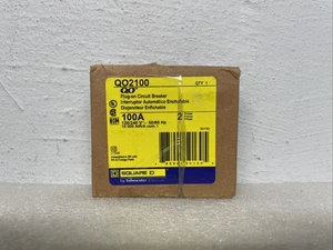 Disyuntor enchufable Square D QO2100 100A de 2 polos nuevo con caja - Imagen 1 de 4