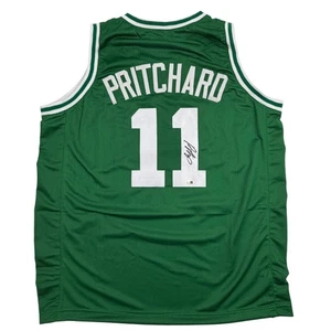 Autographed/Signed Payton Pritchard Boston Green Basketball Jersey JSA COA - Picture 1 of 4