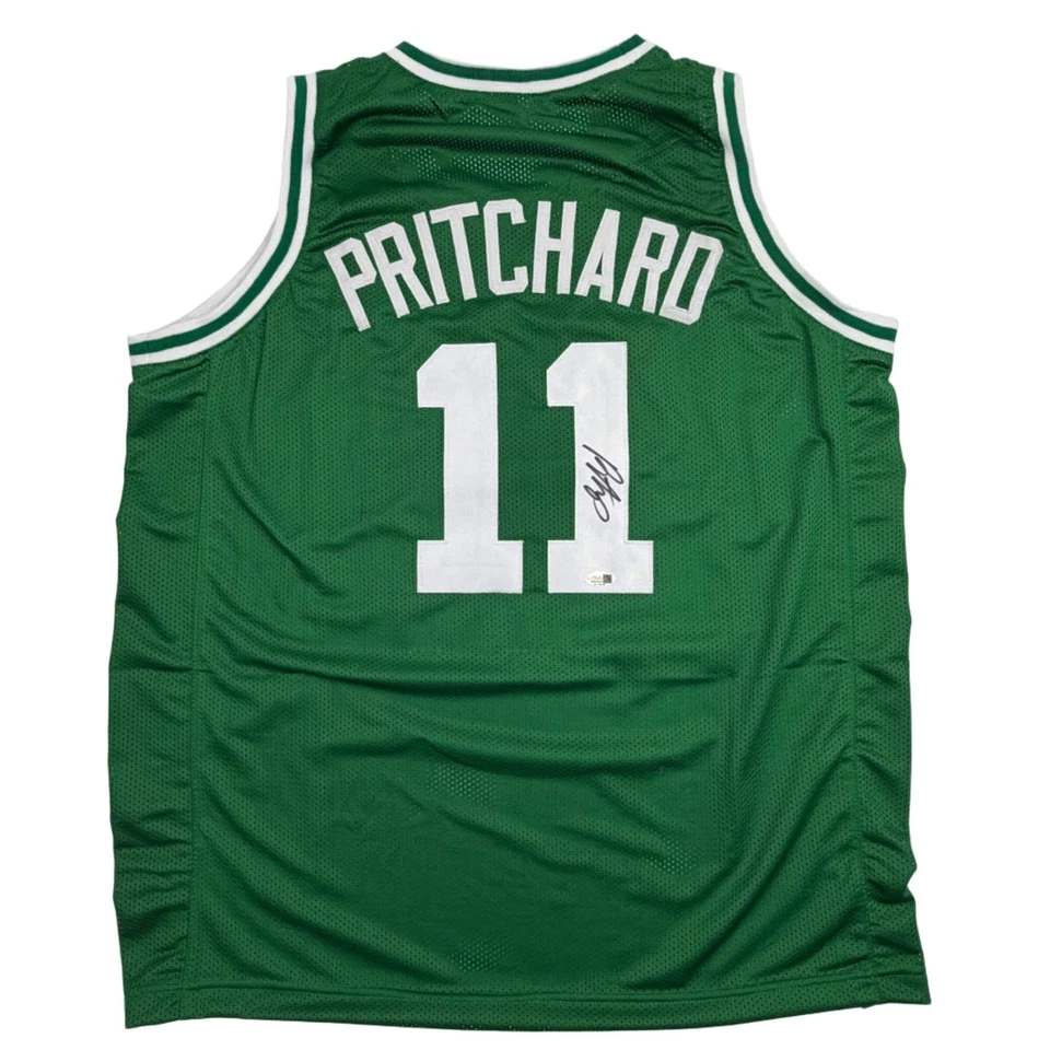 Autographed/Signed Payton Pritchard Boston Green Basketball Jersey JSA COA - Image 1 of 4