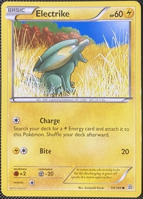 Electrike 59/160 XY - Primal Clash Regular - Pokémon Card - Image 1 of 2