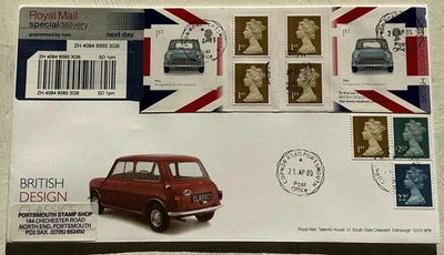 GB QEII 2009 British Design Classics Machin Booklet RMFDC Copnor Road Portsmouth - Image 1 of 4