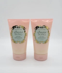 Bath & Body Works Sweetest Song Exfoliating Creamy Body Scrub 8 fl oz Set of 2 - Picture 1 of 3