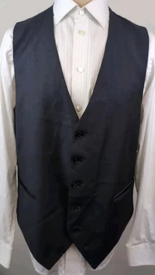 Chaleco Samuelsohn Super 130's Para Hombre 6 Botones Gris Talla 42 L Foto 1 de 4