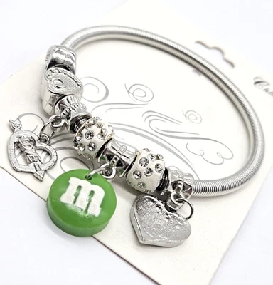 Pulsera M&M Mujer Niñas Moda Joyería Dije Pulseras 91-3 Foto 1 de 4