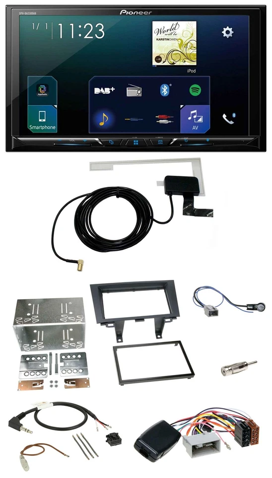 Pioneer 2DIN DAB USB Lenkrad Bluetooth Autoradio für Honda CRV 2006-2012 - Bild 1 von 4