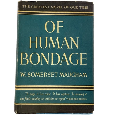 W. Somerset Maugham Of Human Bondage 1936 Book Club Edition w/ DJ - Image 1 of 4