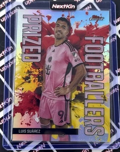 2024 Finest MLS Luis Suárez Prized Footballers Yellow Red Fusion PFF4 Miami - Picture 1 of 4