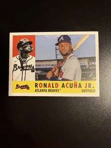 2025 Topps Heritage Ronald Acuna Jr 25° anniversario #H25-9 Braves SP - Foto 1 di 2