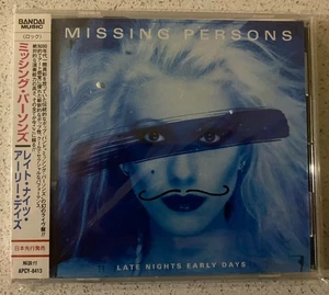 Missing Persons – Late Nights Early Days (CD) JAPAN OBI APCY-8413 ** - Picture 1 of 2