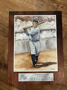 Vintage Babe Ruth Metal Sign - Picture 1 of 5