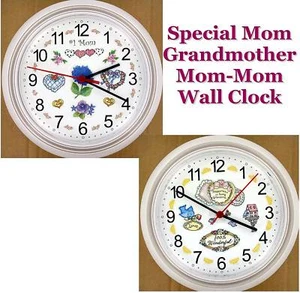 RELOJ DE PARED ESPECIAL MAMÁ ABUELA Abuela Madre Mamá-Mamá Abuela Mamá NUEVO - Imagen 1 de 9