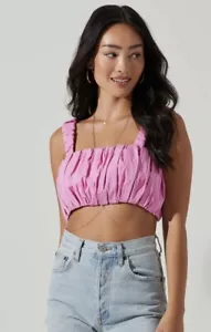 Boutique Sale! NWT! ASTR • DIAJA Square Neck Crop Top • SZ S • Retail $78 - Picture 1 of 12