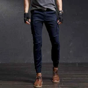 Pantalone Uomo Tattico Cargo Slim Qualità Mimetico Casual Uomo Streetwear - Foto 1 di 30
