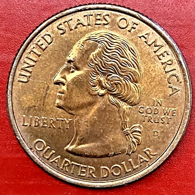 2003-D MISSOURI STATE QUARTER COPPER WASH ERROR 5.6 GRAMS - Image 1 of 2
