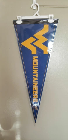 WEST VIRGINIA MOUNTAINEERS NCAA  FELT PENNANT WITH HOLDER 11/15/20 Cover