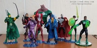 DC Universe 1-KILOWOG BAF (No Stand) W/ (8-Action Figures + Stands) Set *Mattel - Image 1 of 4